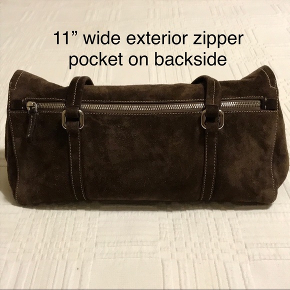 Vintage! Authentic Prada Suede Satchel - Picture 8 of 16